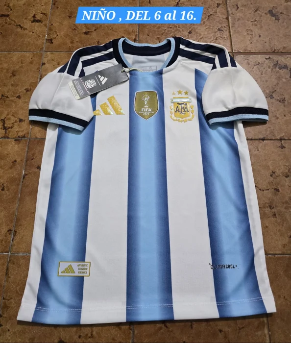 Camiseta Afa Titular Niño ,con Dorsal