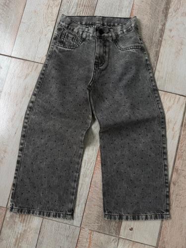 Jeans Mom Niña Brillo