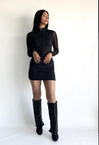 Vestido con Tull