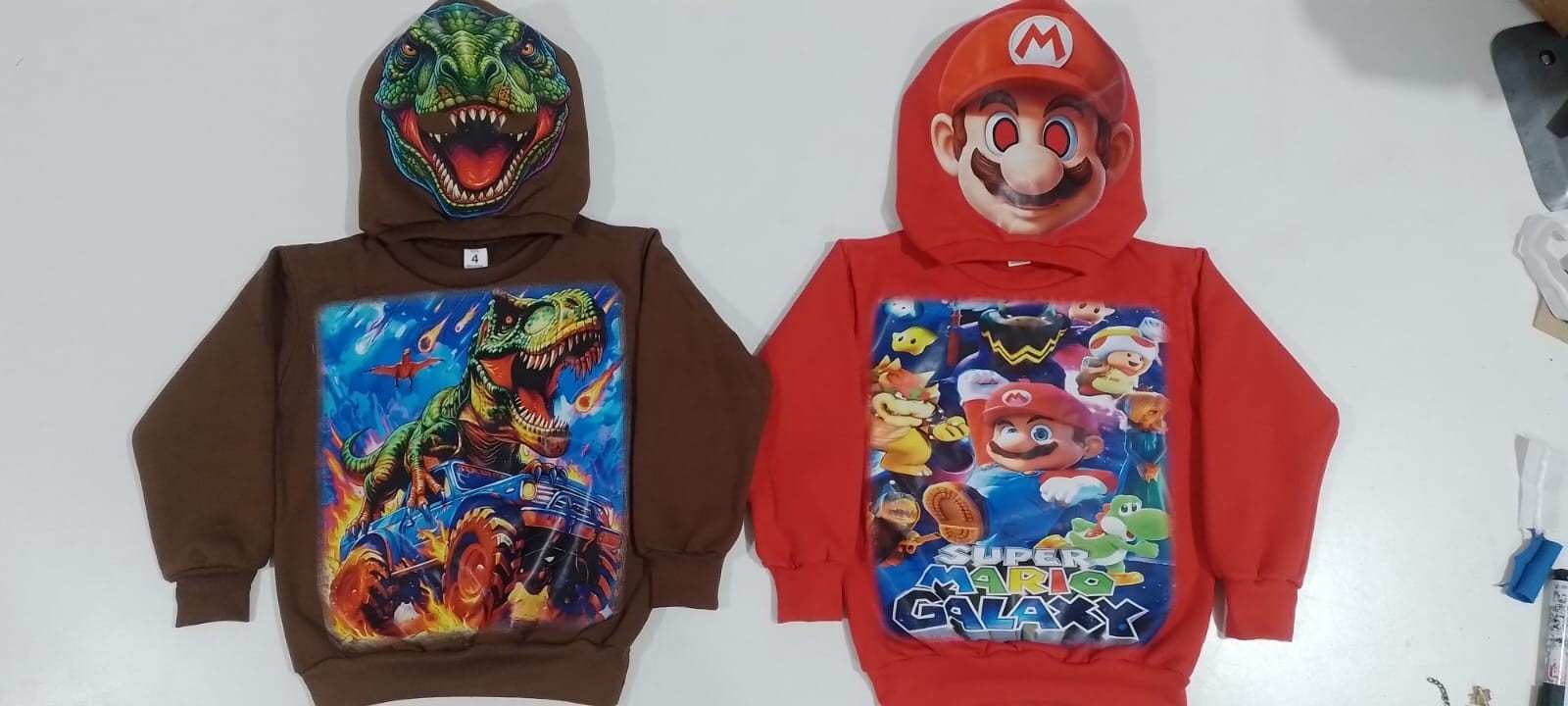 Buzos Frizados Capucha Personajes - Imagen 1