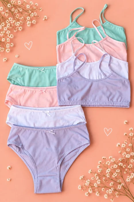 Conjunto Juvenil Algodon 12 14 16