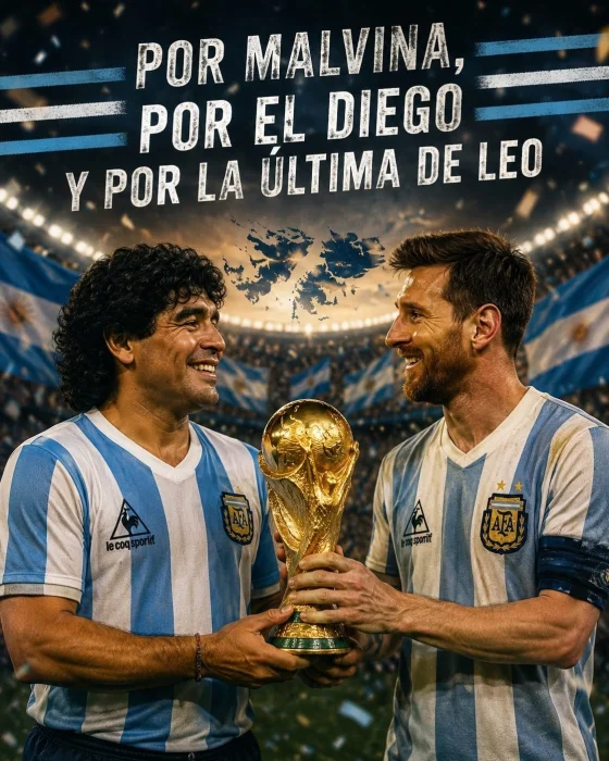 Messi y Maradona 86