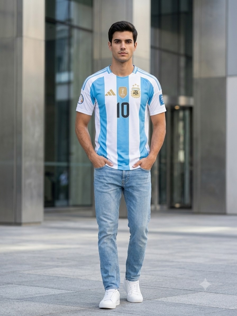 Camiseta de la Selección Argentina con Escudo Bordado!!! - Imagen 4