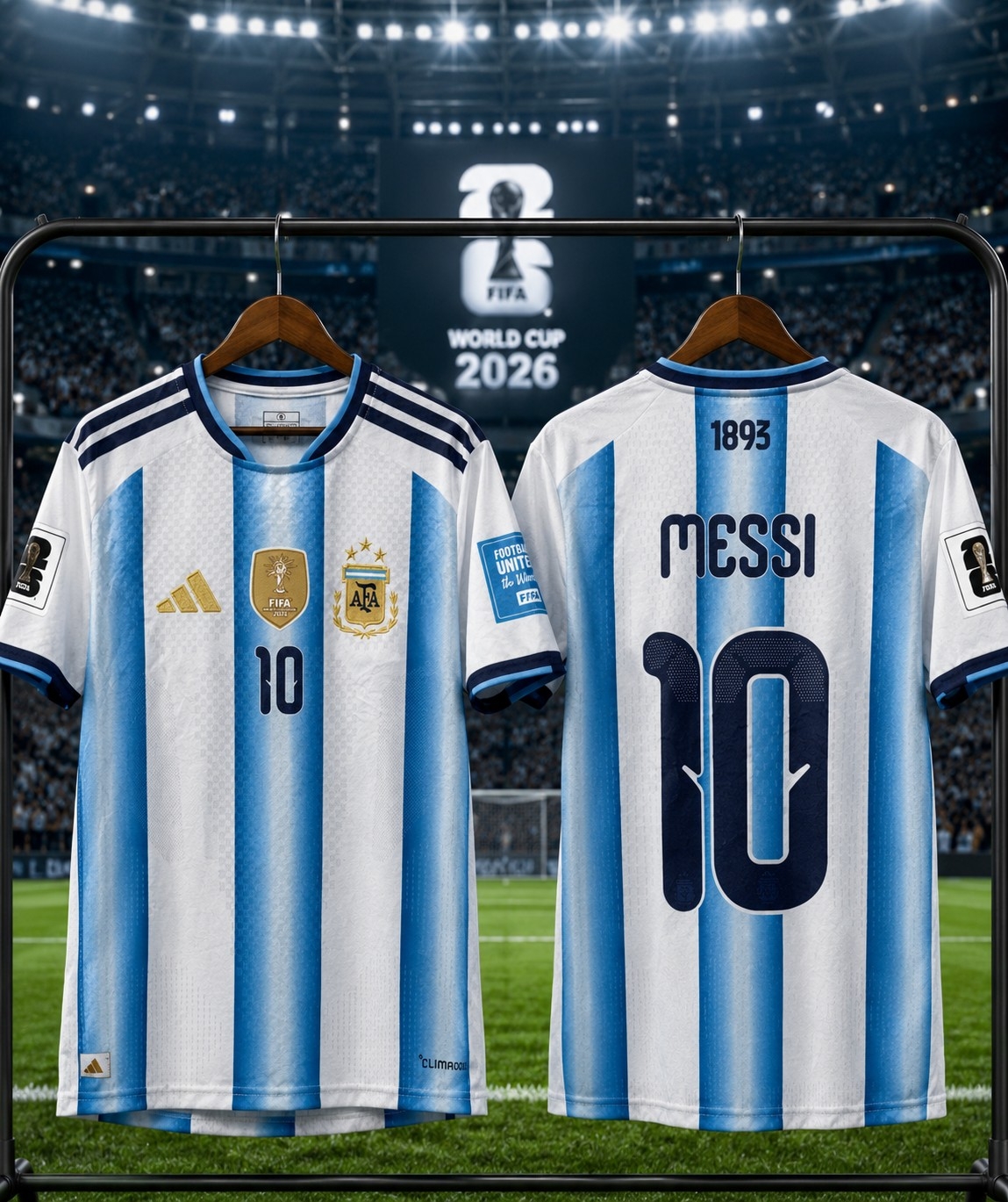 Camiseta de la Selección Argentina con Escudo Bordado!!! - Imagen 5