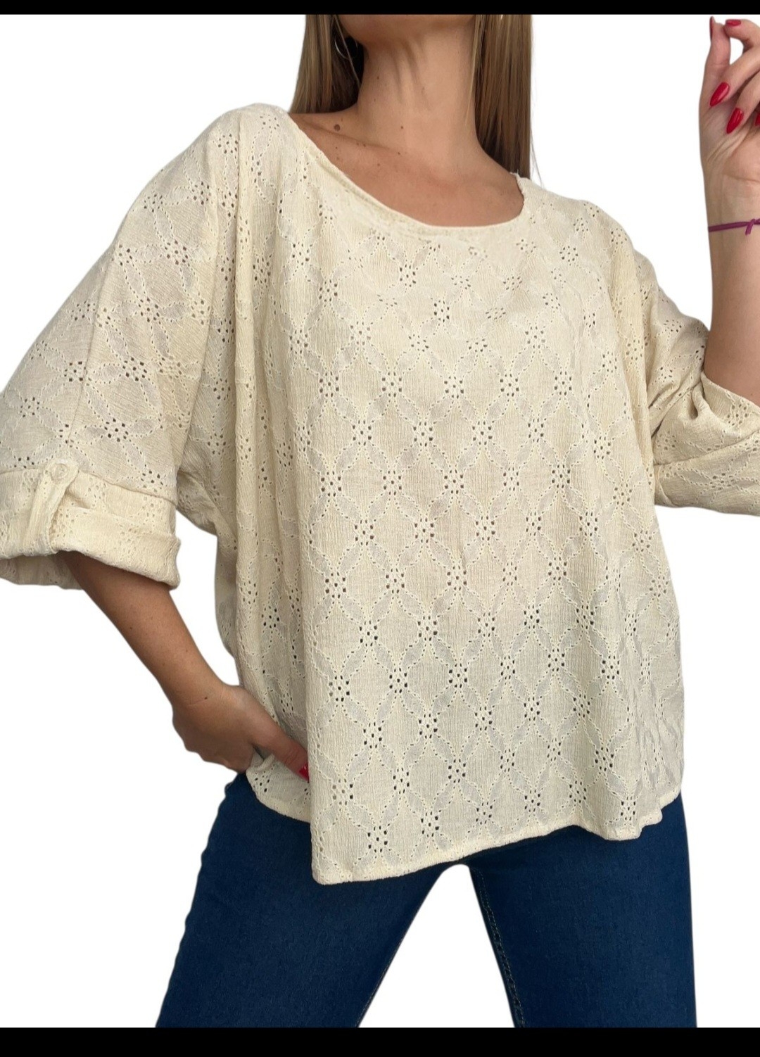 Blusa Ramona Broderi por Pedido - Imagen 4