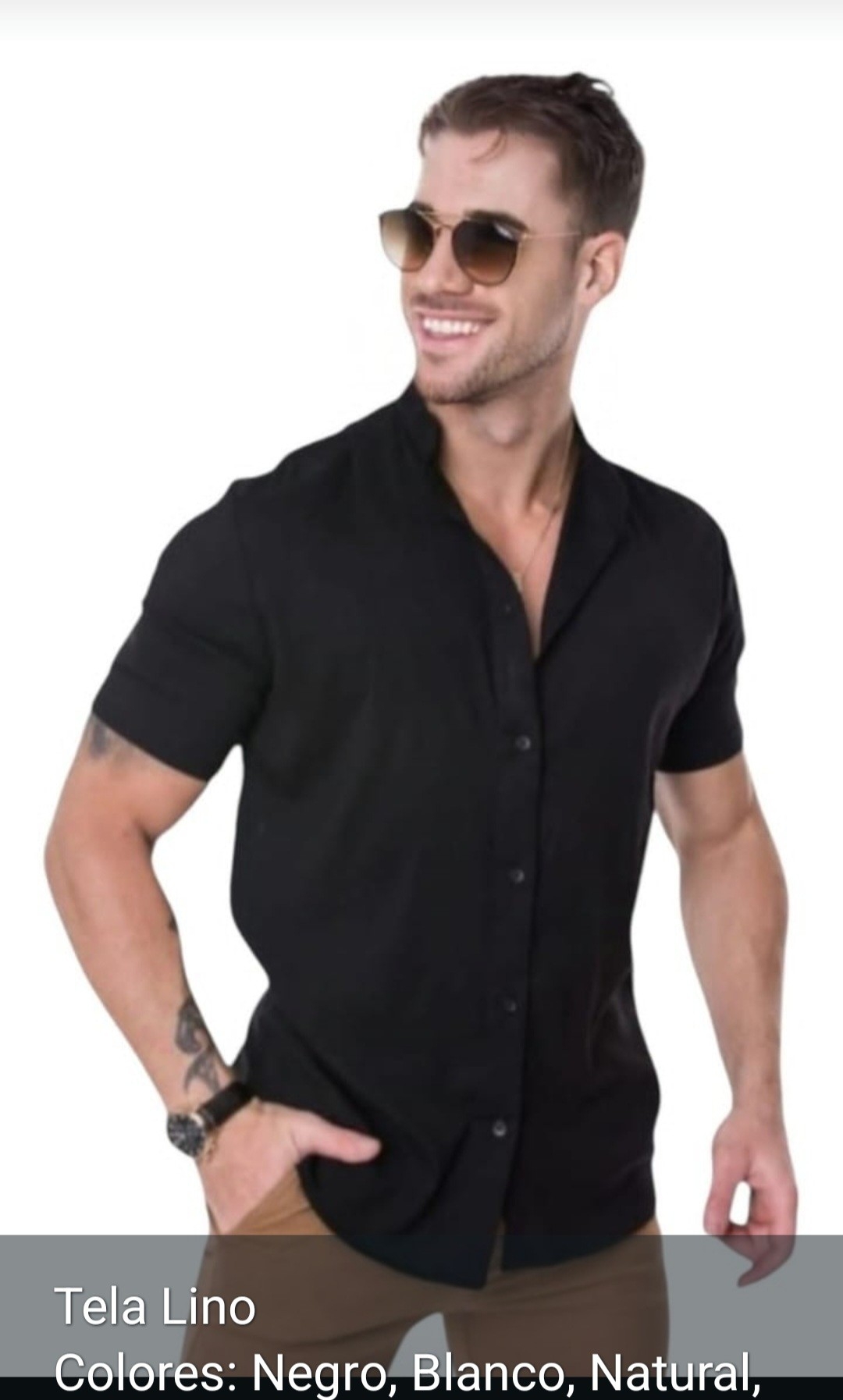 Camisa de Lino por Pedido - Imagen 3