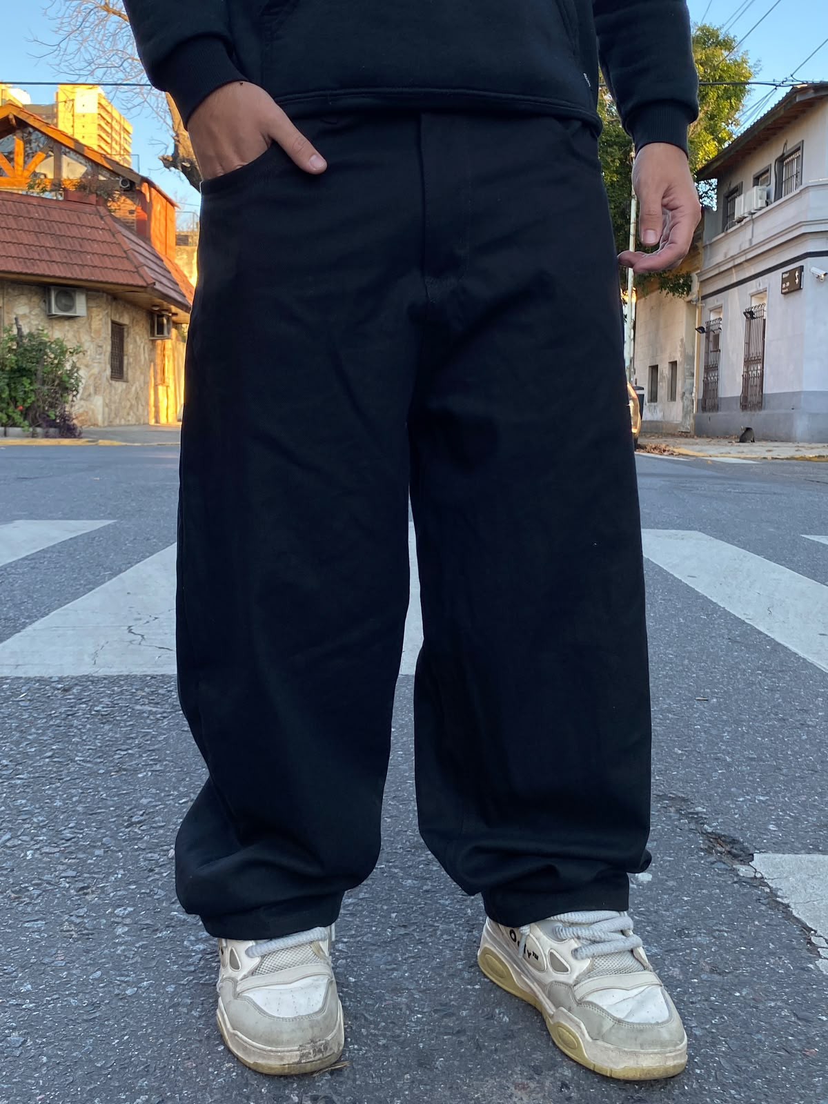 Baggy Negro Liso - Imagen 2