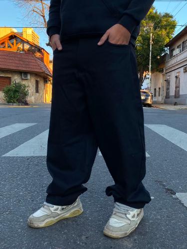 Baggy Negro Liso - Miniatura 3