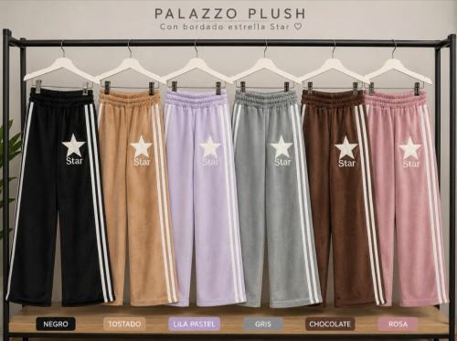 Palazo Star Plush Bordado