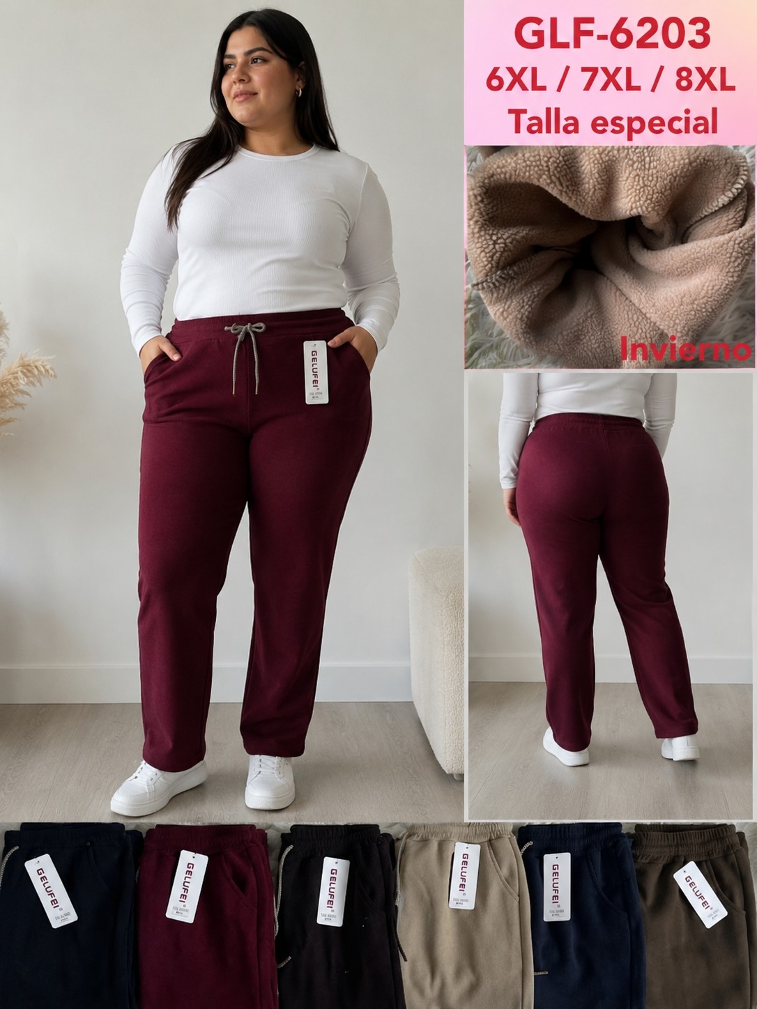 Pantalón Recto  Importado Especial - Imagen 2