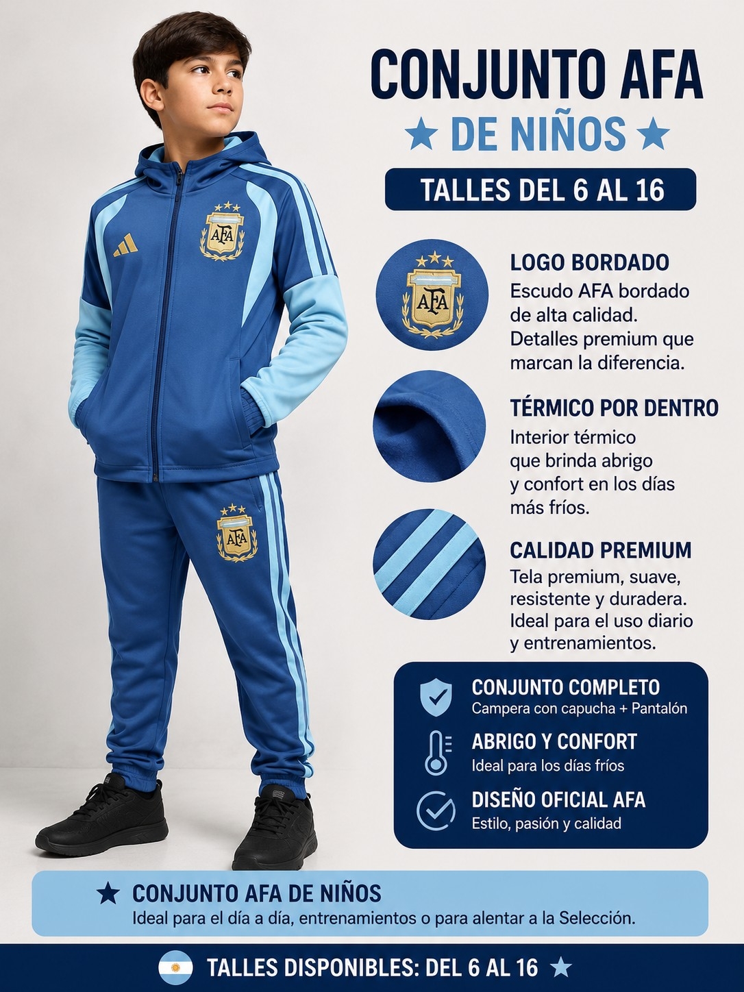 Conjunto de Niño Afa Premium - Imagen 2