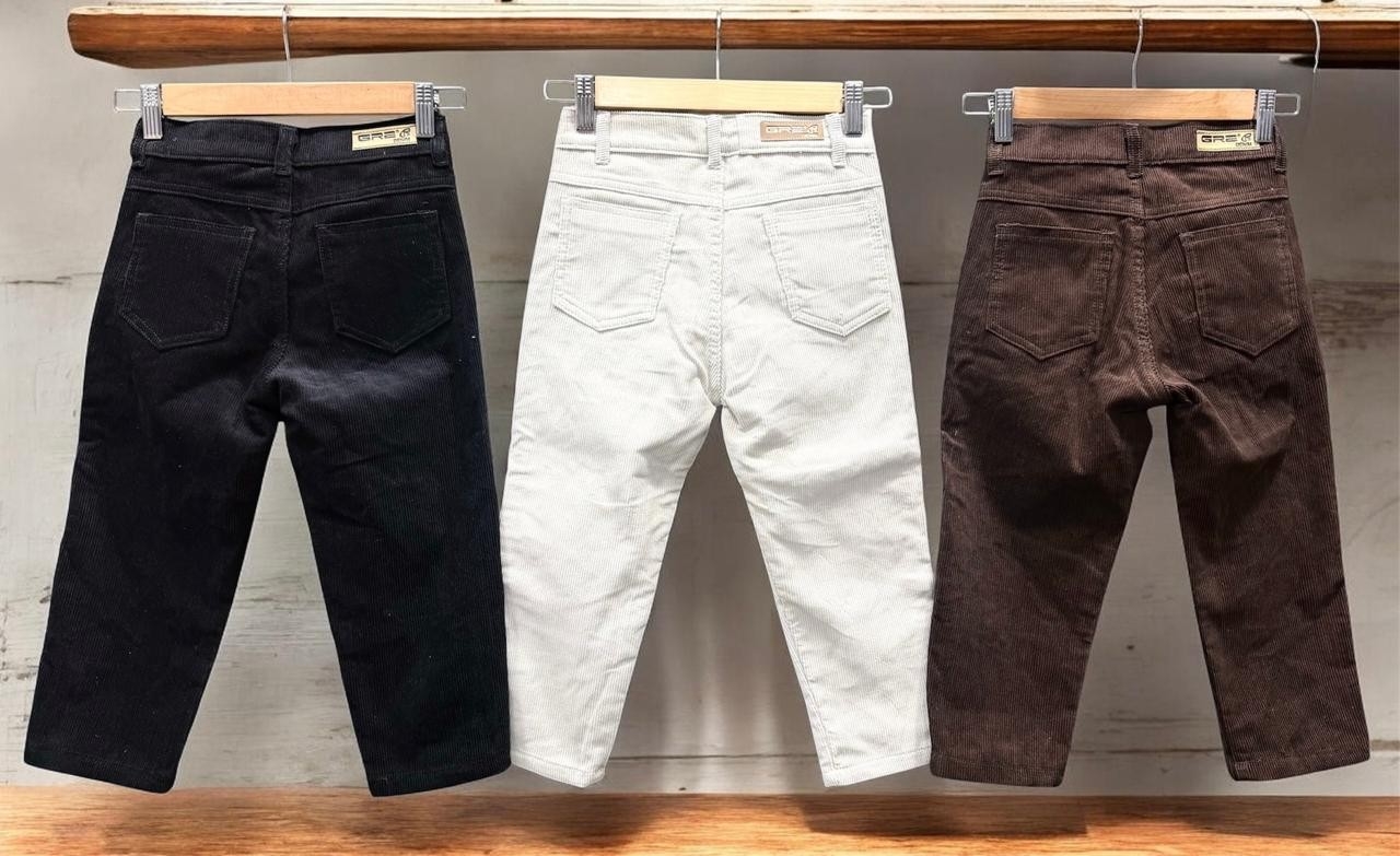 Pantalon Corderoy Niño Talles Reales - Imagen 2