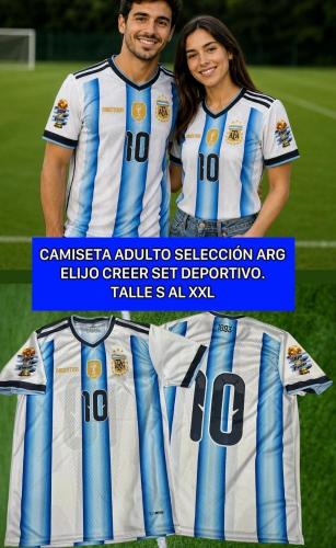 Camiseta Titular de Argentina Messi Mundial
