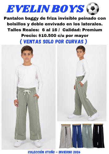 Pantalon Baggy con 2 Líneas