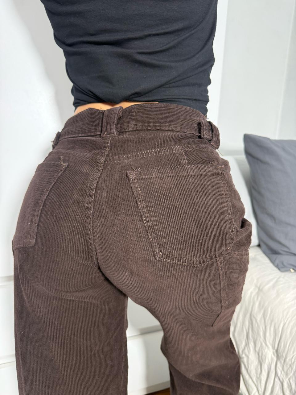 Baggy Carpintero de Corderoy Chocolate - Imagen 5