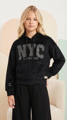 Buzo con Piel New York