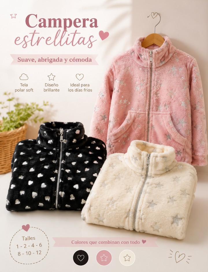 Campera Polar Soft Nena - Imagen 2