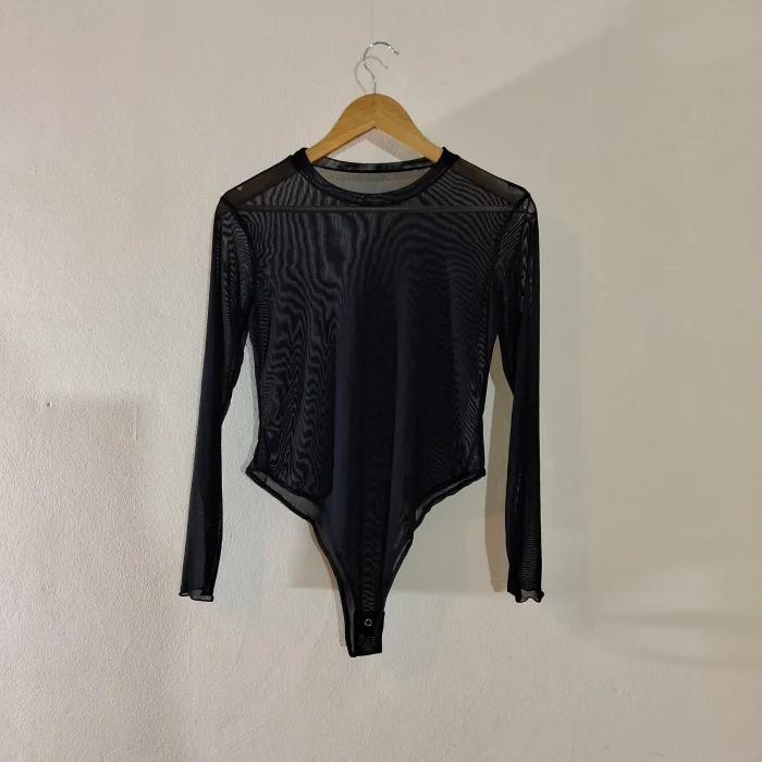 Body Cuello Redondo Tul