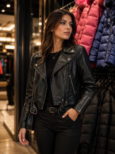 Campera de Cuero Lyd New