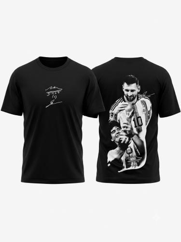 Remera Overside / Messi Maradona