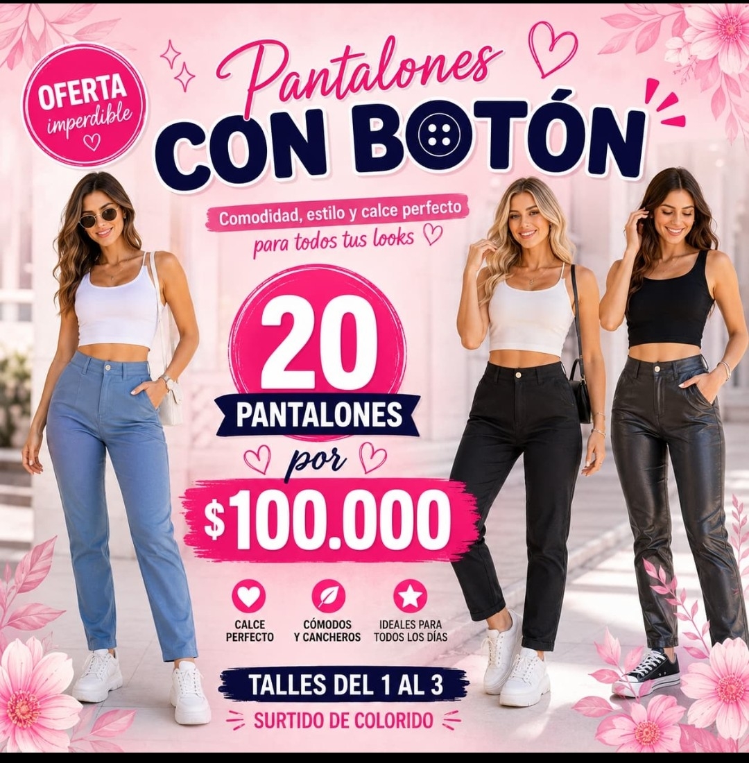 Pack Pantalones 20 X $100.000 - Imagen 2