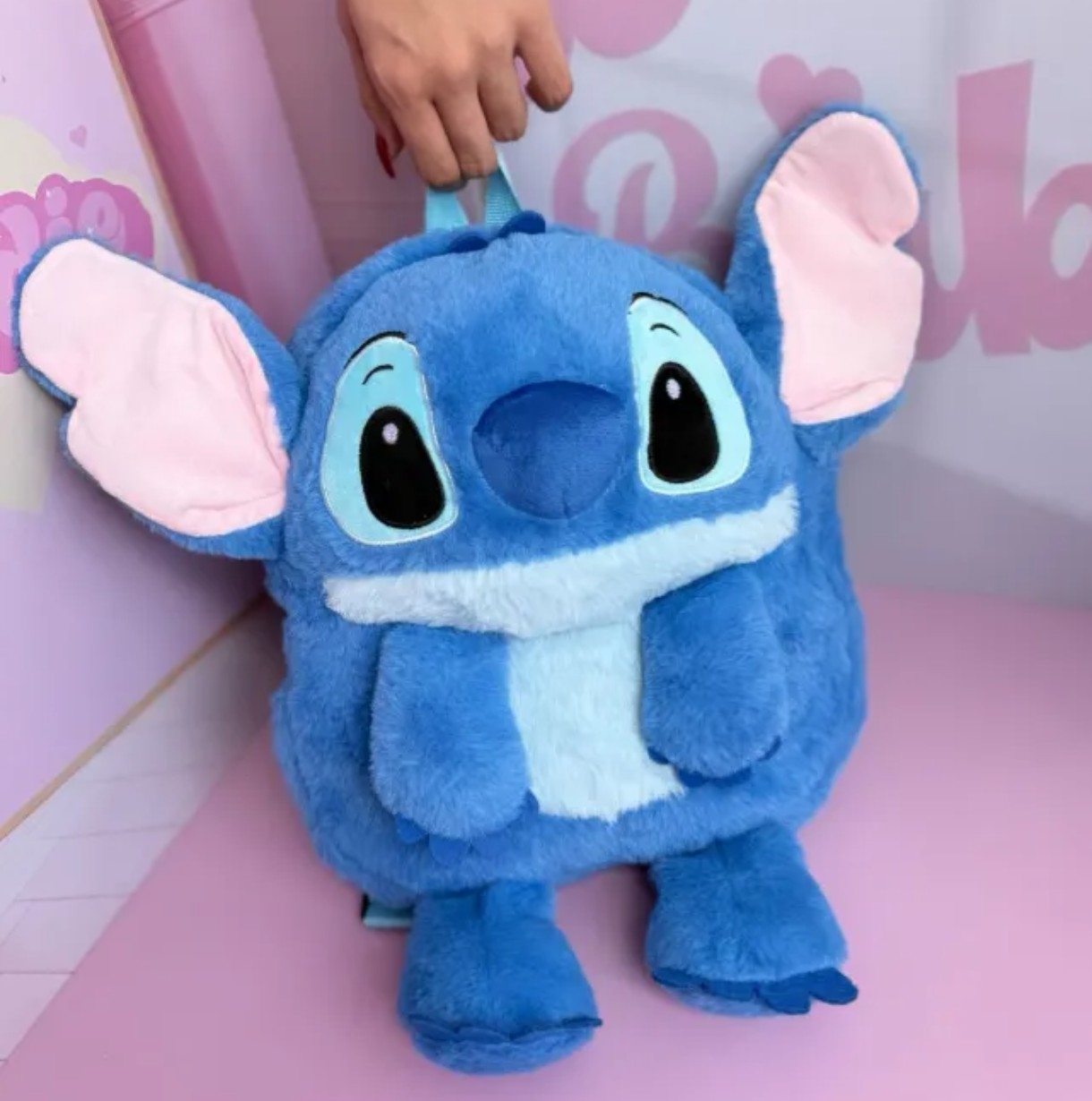 Mochila Peluche Stitch 25×23×prof 5 Cm Aprox, Día del Niño, Juguetes - Imagen 2