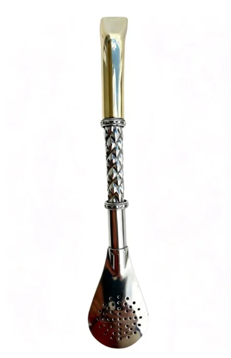 Bombillon de Alpaca Bronce Pico Loro 17cm Pico de Loro