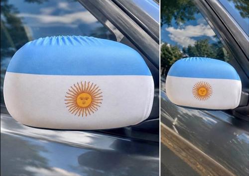 Cubre Espejos Auto Bandera Argentina