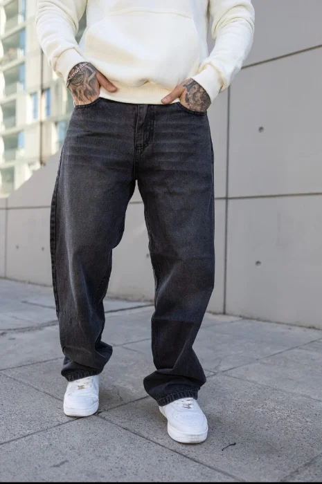 Jeans Baggy Negro Óxido