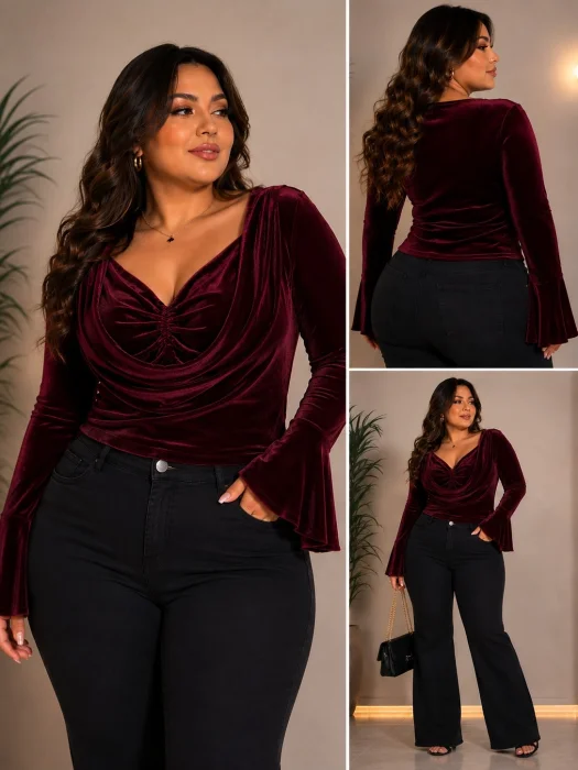 Camiseta Buche 2 Piezas  Curvy