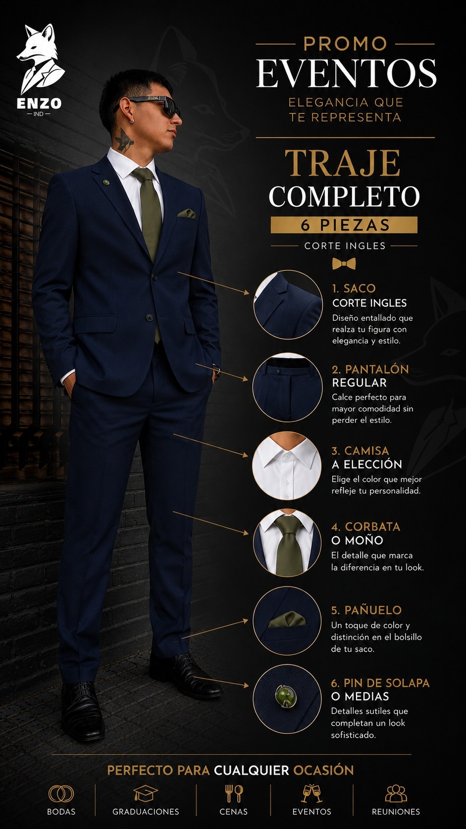 Traje Combo Fiestas - Imagen 2