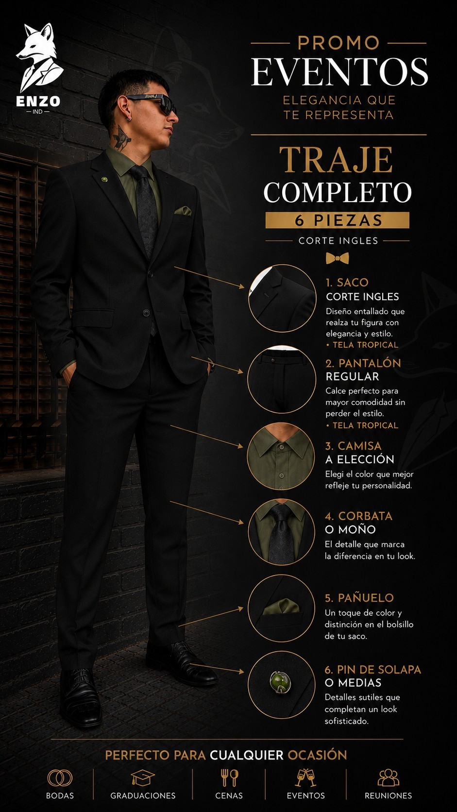 Traje Combo Fiestas - Imagen 4