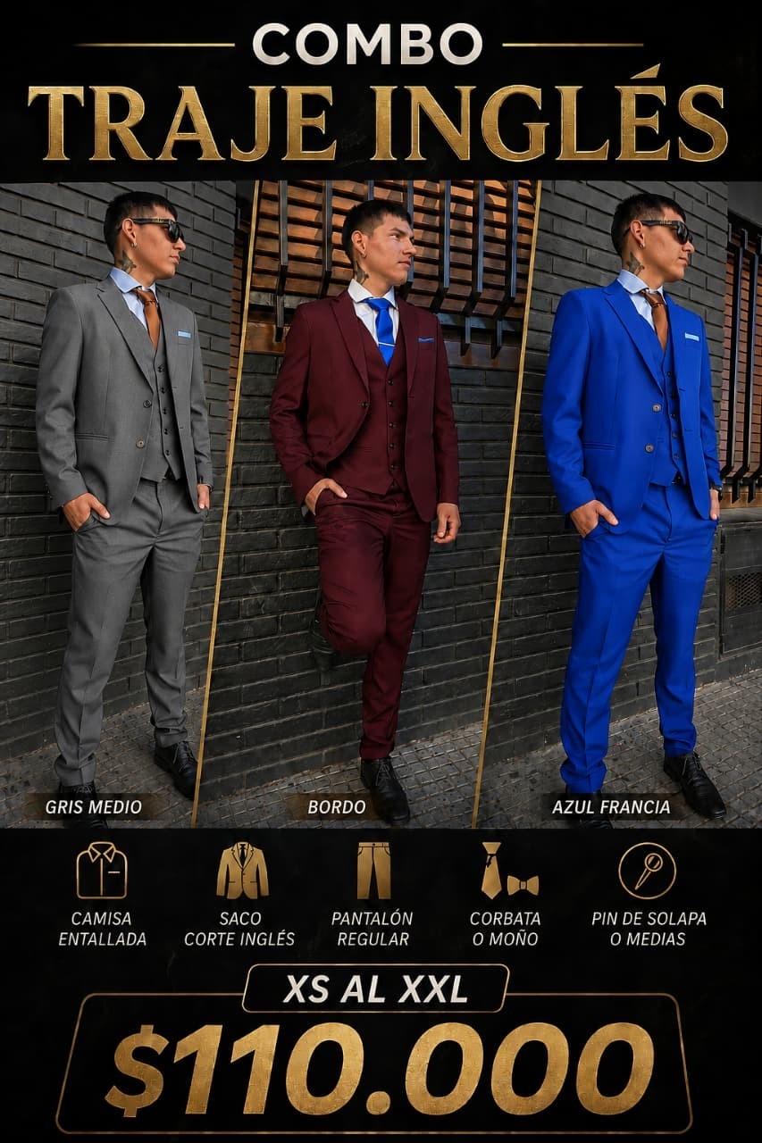 Traje Combo Fiestas - Imagen 5