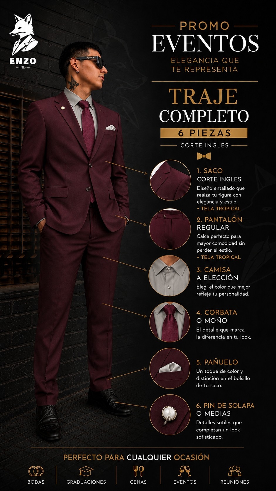 Traje Combo Fiestas - Imagen 9