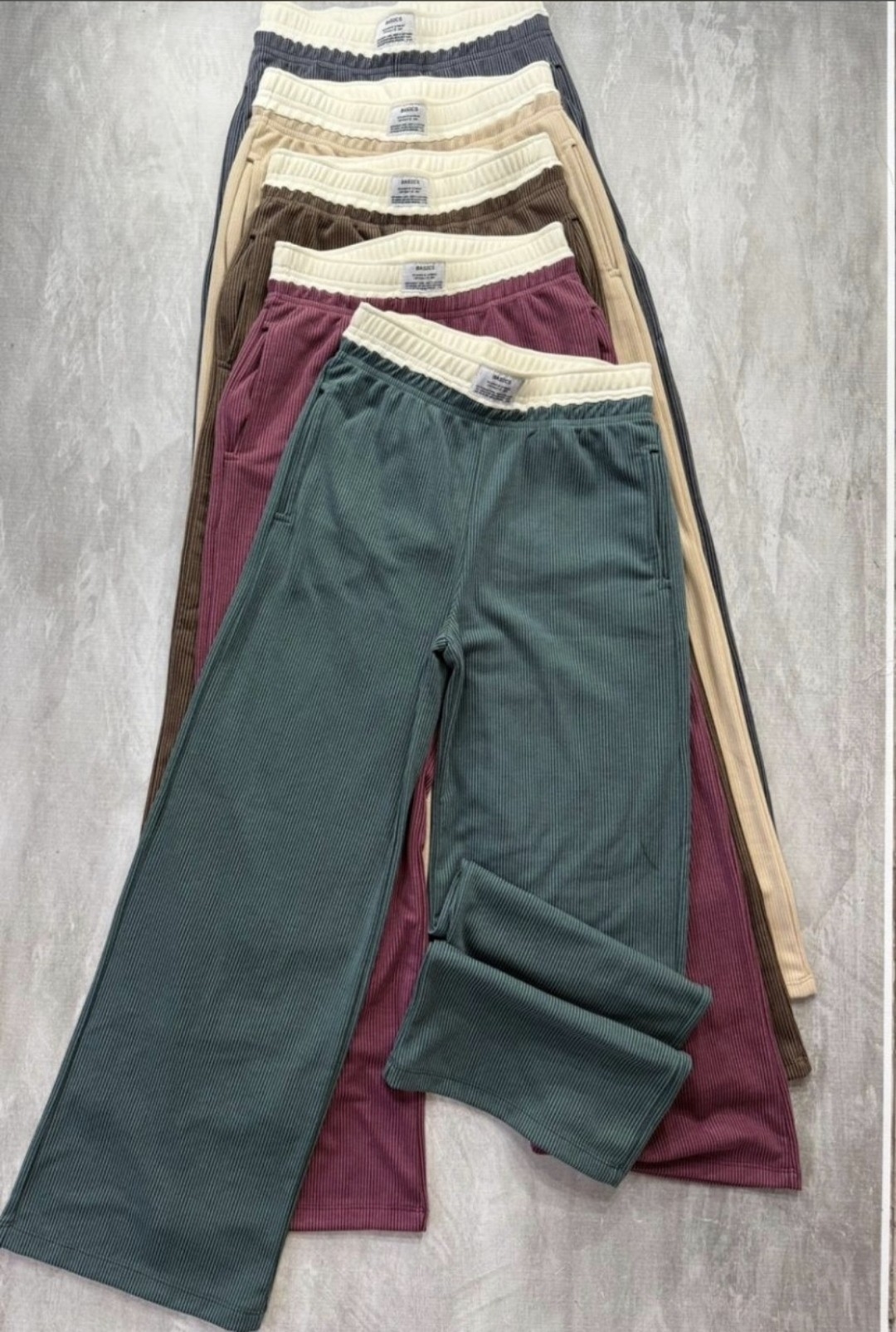 Pantalon Palazo Doble Cintura Combinado Morley Diesel Frizado - Imagen 2