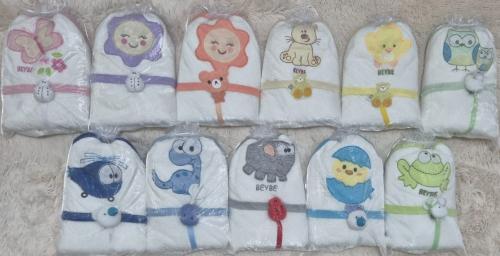 Toallón Doble Felpa en Bolsa de Organza