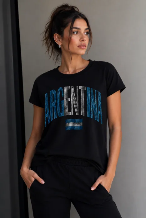 Remera Aplique Argentina