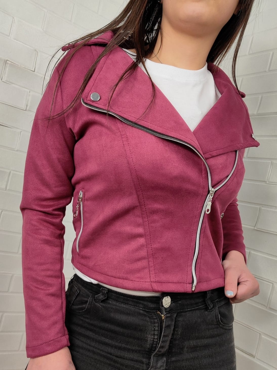 Campera Gamuza Cruzada - Imagen 3