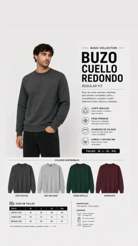 Buzos Cuello Redondo