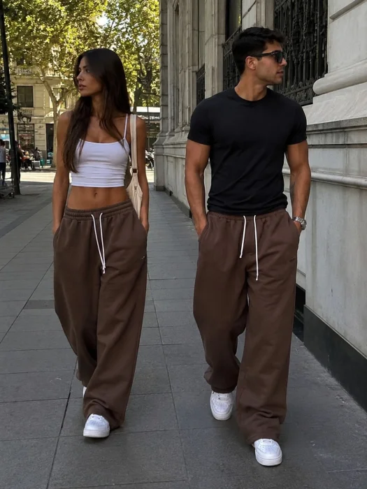 Jogging Baggy Unisex Frisa Peinada Invisible