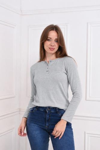 Camiseta Frizada con Botones (belen)
