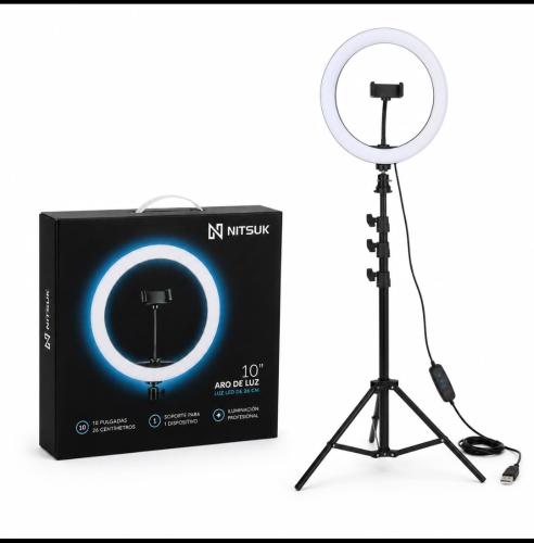 Aro de Luz + Trípode 10"