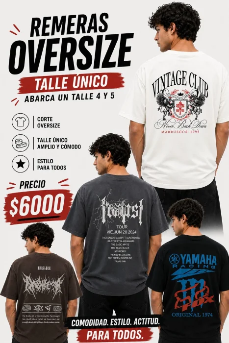 Remeras Oversize