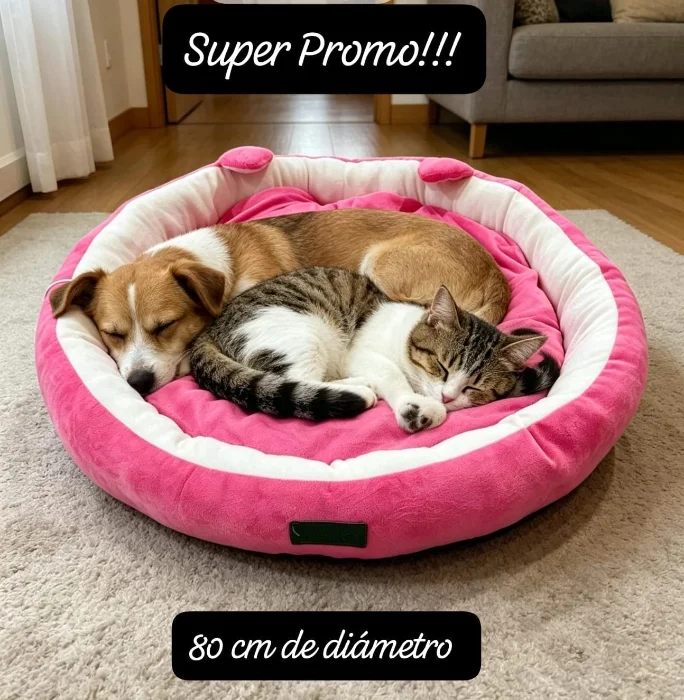 Liquidación!!!camita Nido Plush 80cm Ideal Perros Grandes Medianos