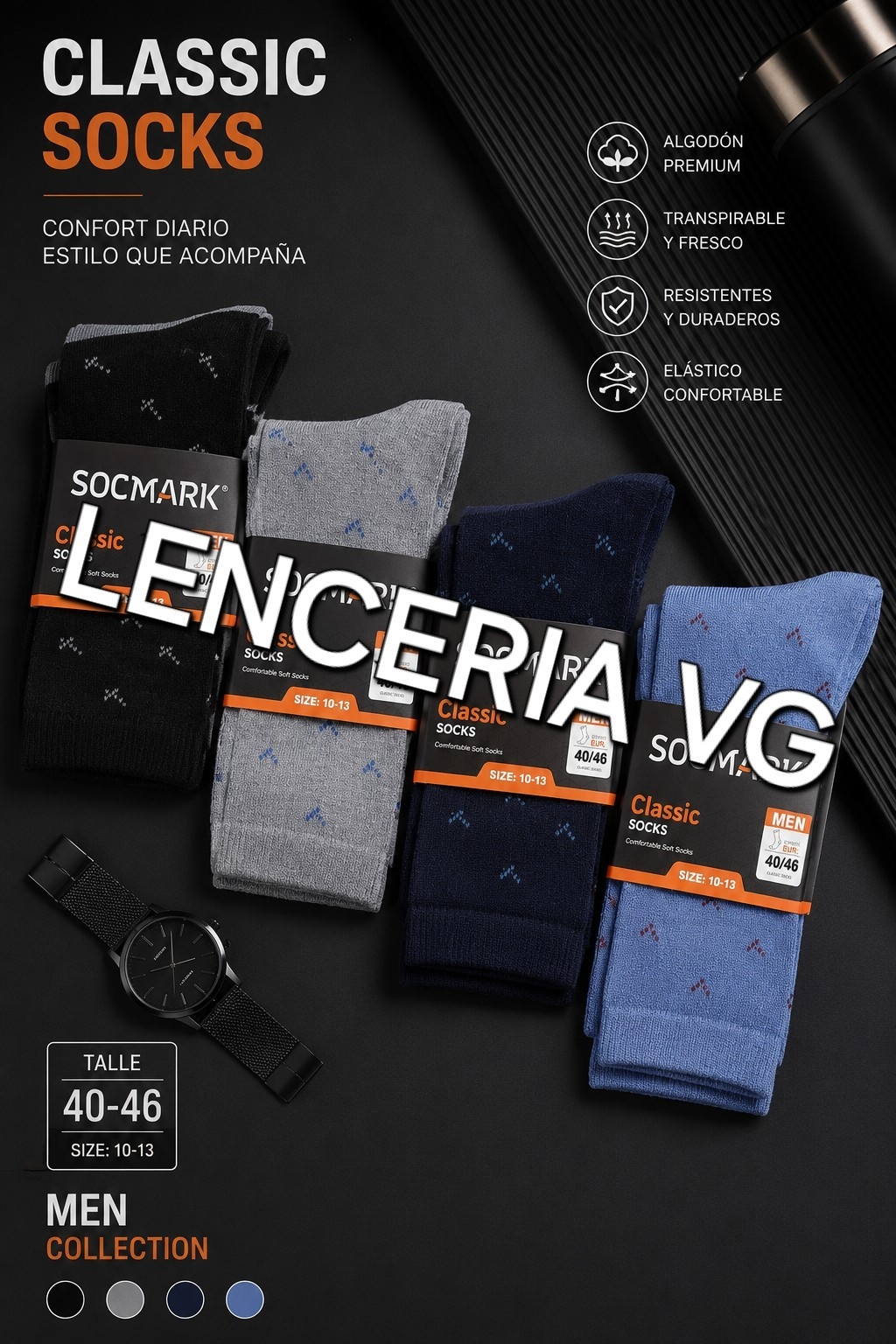 Medias Socmark ×12 - Imagen 1