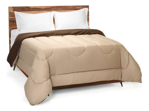 -acolchado 2 1/2 Plaza Doble Faz Reversible Mícrofibra - acolchado%20beige-chocolate%201.jpg
