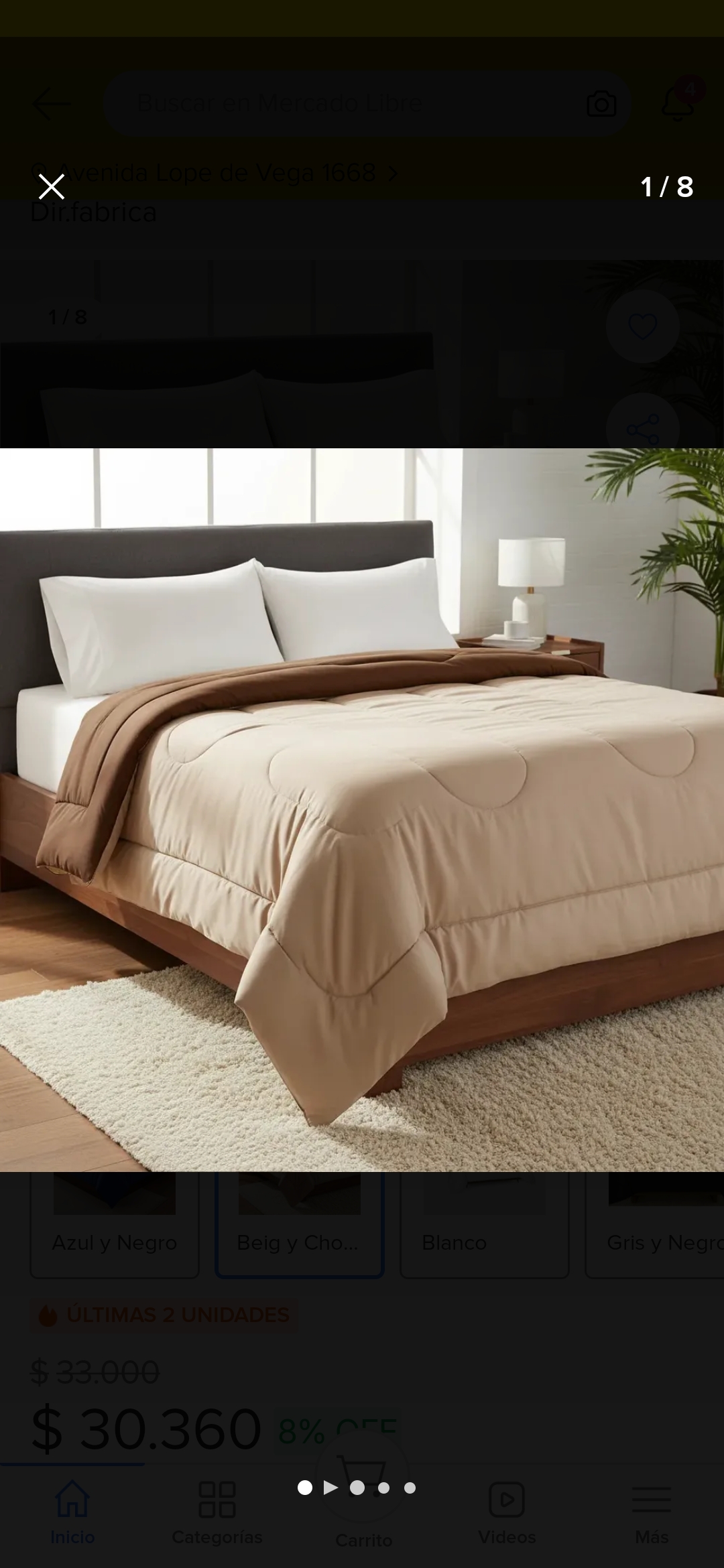 -acolchado 2 1/2 Plaza Doble Faz Reversible Mícrofibra - acolchado%20beige-chocolate%202.jpeg