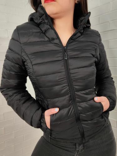 Campera con Piel Importado