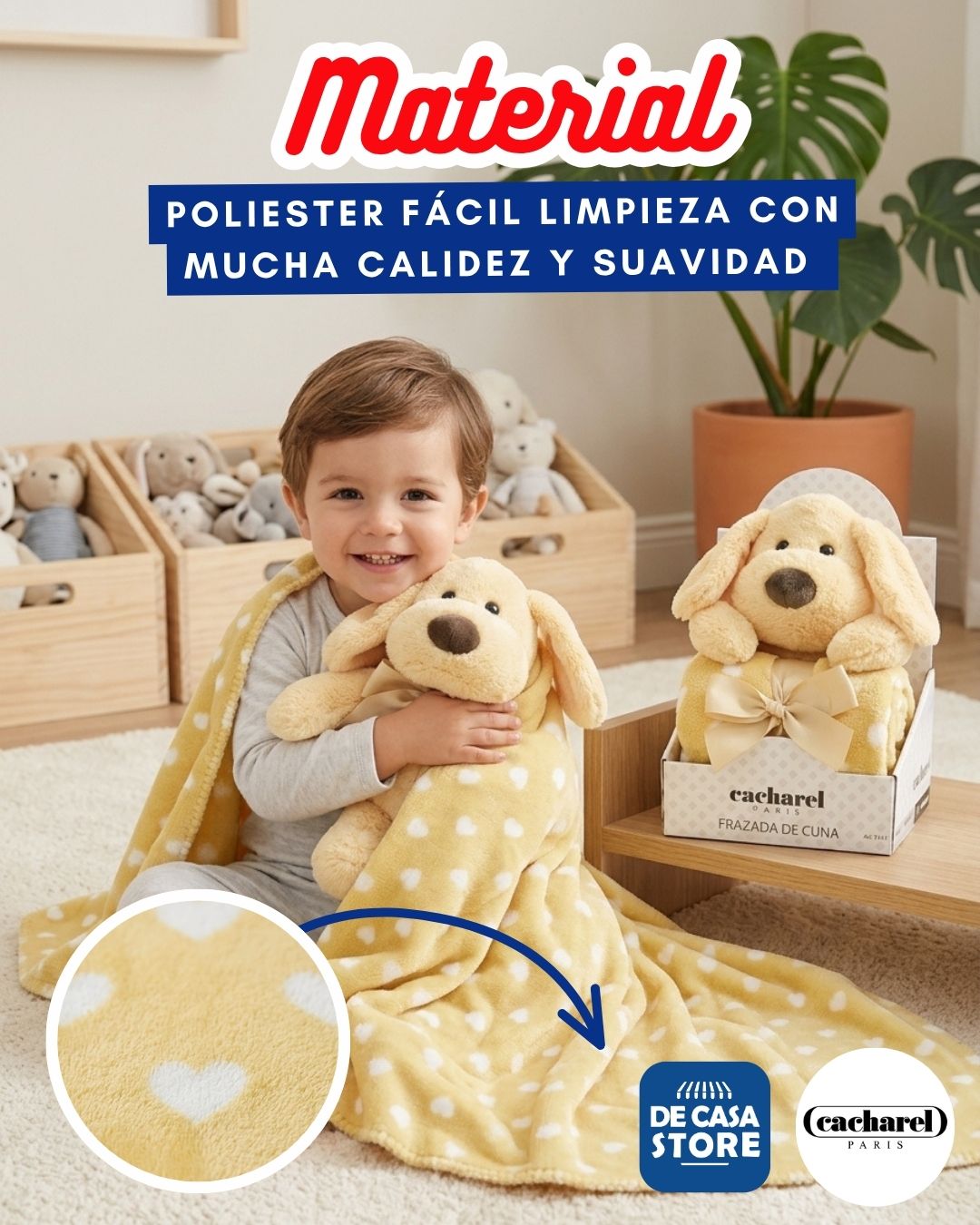 Peluche con Mantita Bebe Animalitos | Cacharel | Suavidad y Ternura - 17.jpg