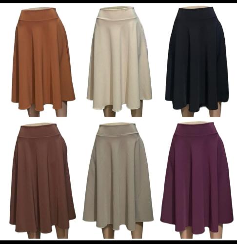 Pollera 3/4span con Bolsillos por Pedido